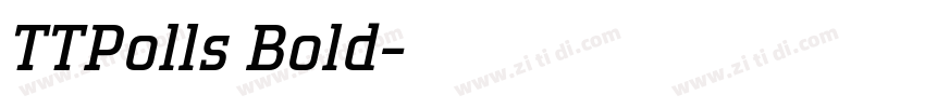 TTPolls Bold字体转换 TTPolls Bold字体转换